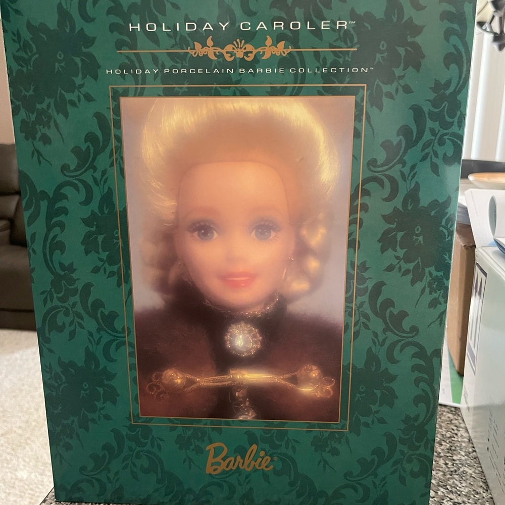 Barbie Cream Holiday Decor Collectible